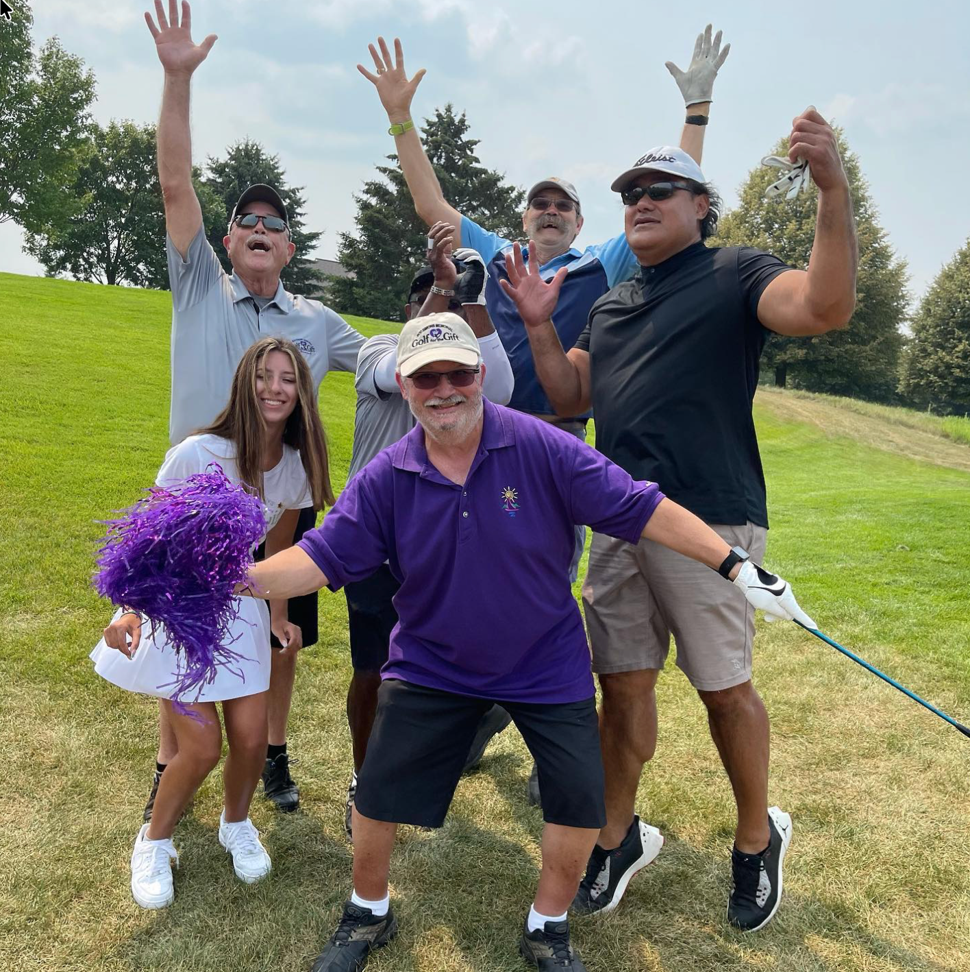 Golfer at Troy Burne Golf Club
