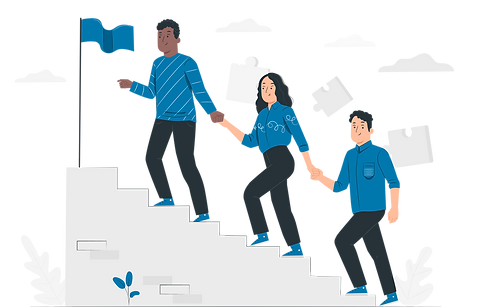 Team collaboration illustration
