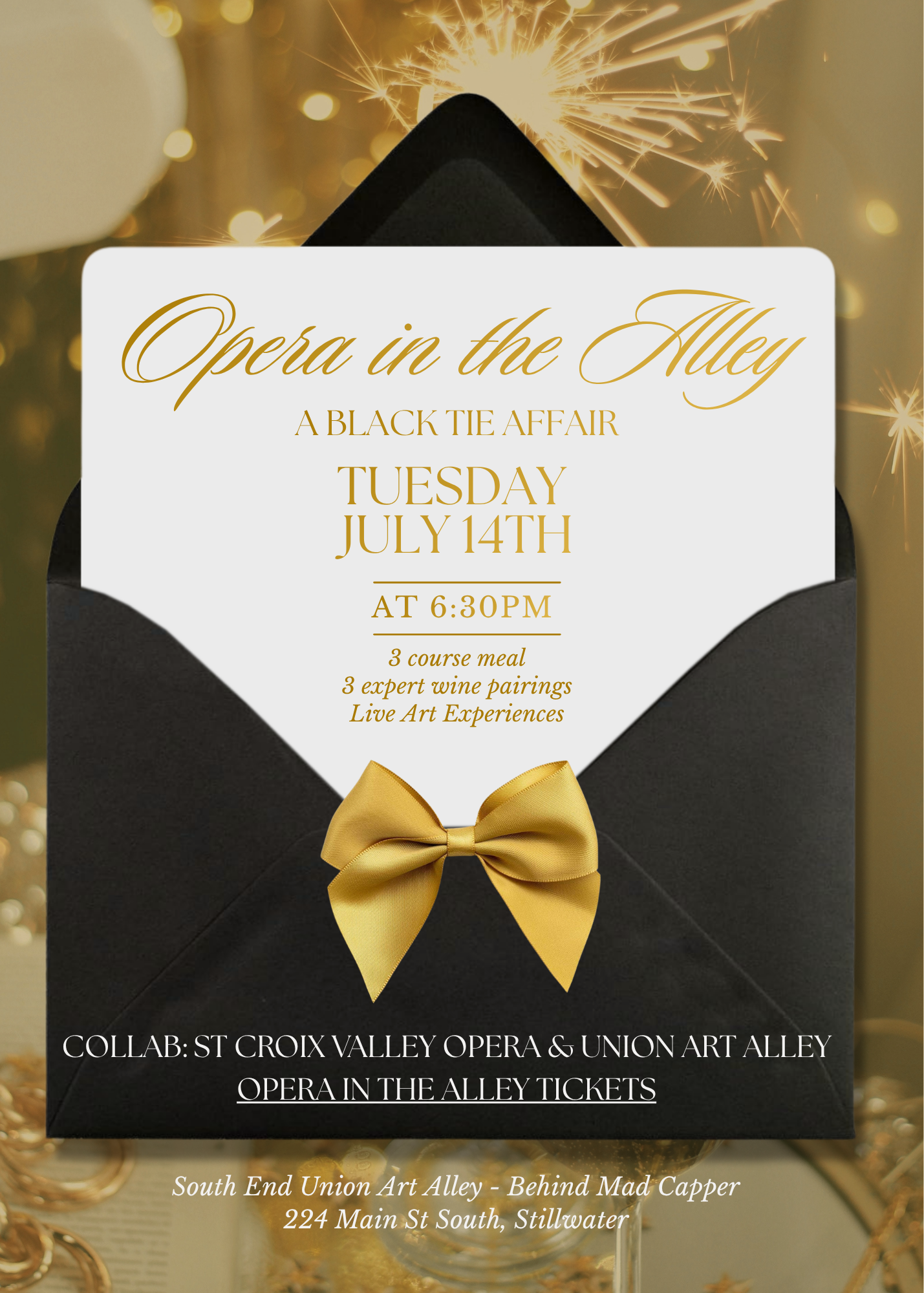 Opera in the Alley event